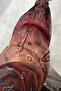 Ethnic Pattern Halter Neck Blouse-Brown Brown - 6