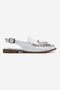 Chris Women's Genuine Leather Sandals White - 2