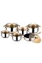 Complete 12 Piece Stainless Steel Cookware Set, Induction & Gas Compatible, Non Stick Frying Pan, Tr - 4