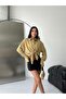 Women's Yellow Striped Oversize Shirt - 2