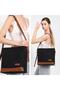 Canvas Fabric Women's Shoulder Bag 1331 - 5