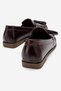 Women's Genuine Leather Loafers Tassel Detailed Brown Siena Color-Match Leather Lining - 3