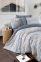 4-Piece Double Duvet Cover Set with Pillows Maps - 6