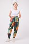 Women's Street Style Printed Crinkled Sports Harem Pants - 6