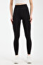 Women's High Waist Shaping Black Leggings - H4800