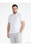 White Crew Neck Combed Cotton Men's T-Shirt
