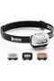 H4 Headlamp Rechargeable, 800 Lumens Super Bright Head lamp, IP68 Waterproof Headlight With Mo