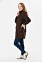 Women's raincoat adjustable waist hooded raincoat - 6