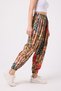 Women's Street Style Printed Crinkled Sports Harem Pants - 3