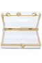 Women Transparent Clear Triangle Clutch Bag - 7