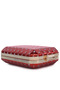 Women Red Metallic Cut Out Clutch Bag - 4