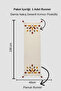 Buldan Handmade Embossed Sun Motif Tasseled Runner (130X40 cm) - 6