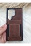 Samsung Galaxy S24 Ultra Compatible Leather Magsafe Case with Stand and Wallet - 4
