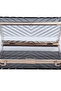 Women Black Transparent Chevron Pattern Clear Clutch Bags - 6