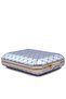 Women Silver Metallic Cut Out Clutch Bag - 4