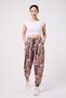 Women's Street Style Printed Crinkled Sports Harem Pants - 4