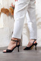 Women's Ankle Belt Heeled Shoes - 3