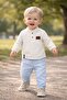 Baby 2-Piece Muslin Pants and Shirt Top and Bottom Set