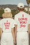 T-Shirt Couple Combination February 14 Valentine's Day T-Shirt 2-Pack Price Love You Baby Print