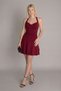 Women's Degaje Collar Halter Neck Flounce Dress - 3