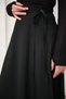 Women's Slit Detail Ribbon Maxi Skirt Black - 7