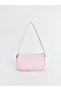 Pink Leather Look Girl's Shoulder Bag - 3