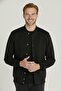 506 Premium Men's Judge Collar Snap Button Seasonal Plain College Style Jacket - 2