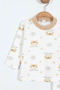 Unisex Baby Pajama Set with Teddy Bear Pattern, 100% Cotton, Long Sleeve, Set of 2, 9-24 Months - 2