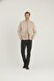 506 Premium Men's Judge Collar Snap Button Seasonal Plain College Style Jacket - 5