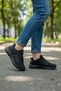 Orthopedic Daily Women's Children's Flat Black Flexible Sports Shoes - 4