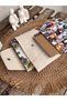 Handmade Canvas Fabric, Multi-Purpose with Snap Fasteners, 9 Inch Compatible Tablet, Laptop, Book Bag - 3