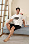 100% Cotton Short-Sleeve Pocketed Men's Shorts Pajama Set 2015 - 4
