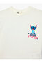 Stitch Printed Licensed Ecru Girls' T-Shirt 6Skg10325Ak - 4