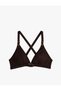 Cross-Strap Bikini Top with Accessories - 3