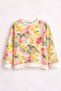 Floral Patterned Ecru Sweatshirt - 3