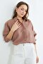 Basic Buttoned Crinkle Shirt