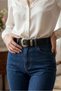 Antique Buckle Women's Belt Trouser Belt Dress Belt Shirt Belt Coat Belt - 4