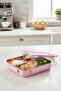 Stainless Steel 4-Compartment Heat-Preserving Lunch Box - Leak-Proof Locking Thermos Lunch Box - 3