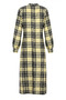 Plaid Patterned Lumberjack Winter Dress 2508-01 Yellow - 8
