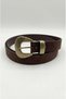 Antique Buckle Suede Belt Trouser Belt Dress Belt Shirt Belt Coat Belt - 3