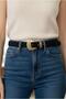 Antique Buckle Suede Belt Trouser Belt Dress Belt Shirt Belt Coat Belt - 4