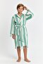 Children's Striped Peshtamal Bathrobe 100% Cotton Unisex - 2