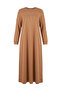 Plus Size Two Yarn Sports Dress 12025-01 Beige - 6
