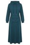 Hooded Sports Suit 71169-02 Petrol - 7