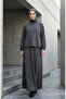 Oysho Fabric Tunic Skirt Double Set 0242-01 Anthracite - 3