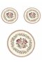 Goblen Sutaşı Edged Runner & American Service Set 3 Pieces – 40X90 Runner + 2 Pieces 40 cm Round - 2