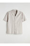Esvab • Modern & Distinctive Standard Fit Cuban Roba Collar Short Sleeve Men's Shirt - 6