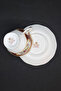 Lady Hamilton Porcelain Tea Cup and Saucer 2 Pieces 150 ml - 5