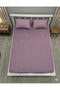 Cotton King Size Elastic Sheet Set (180X200+30Cm + Pillowcase) - 3