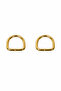 Cream Faux Leather Adjustable Bag Strap with Gold Color Accessories Length 140 cm - Width 2.5 cm - 3